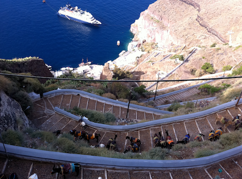 adventure vacation ideas santorini